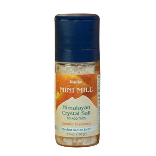 Aloha Bay Himalayan Crystal Salt Mini Mill With Grinder - 3.5 Oz